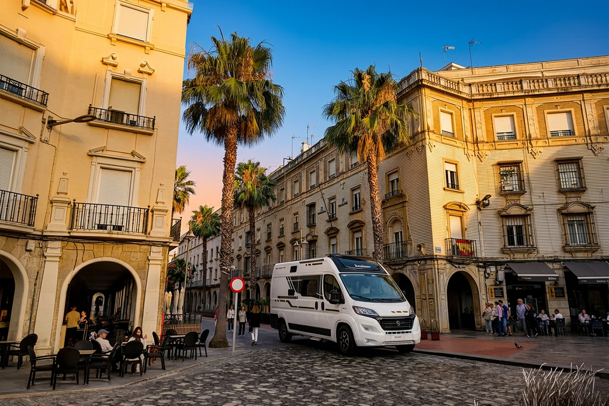 Paseo en autocaravana en huelva