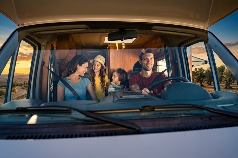 Manejando una autocaravana por primera vez