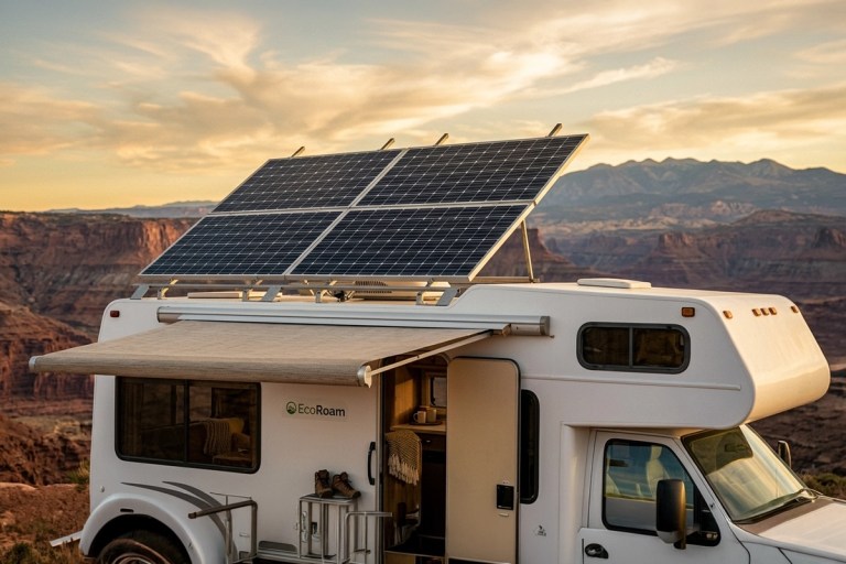 Paneles solares en autocaravanas